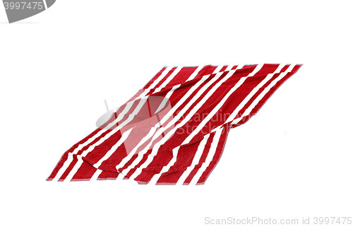 Image of bath towel isolated on the white background