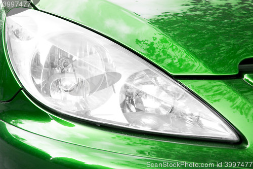 Image of car front light