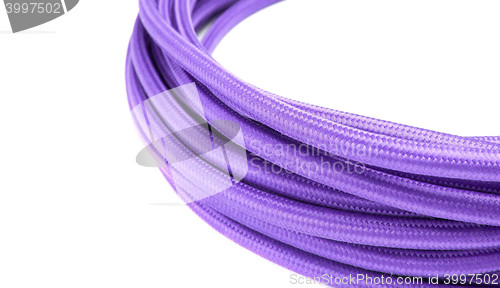 Image of Purple rope isolated