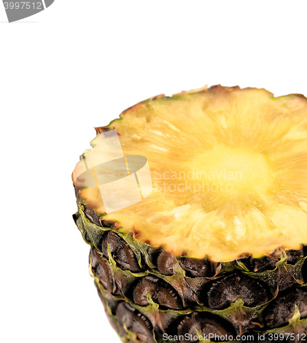 Image of Pineapple slice isolated