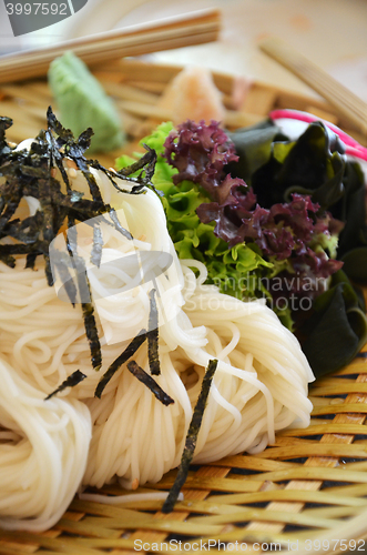 Image of Somen, fine wheat noodles