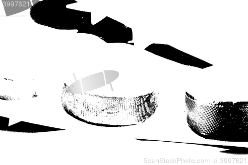 Image of Grunge black and white wall background vector
