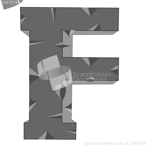 Image of Stone letter