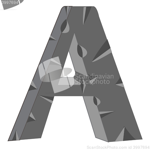 Image of Letter  from stone