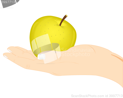 Image of Apple in hand