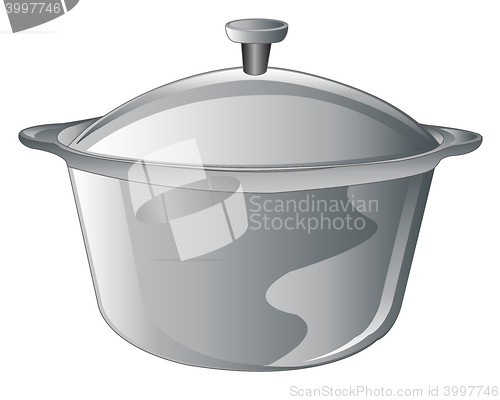 Image of Saucepan on white