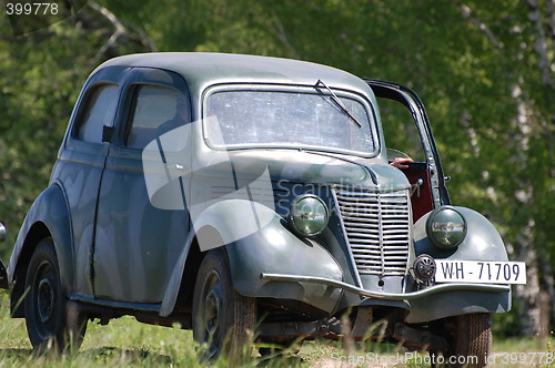 Image of Old german car. WW2 time