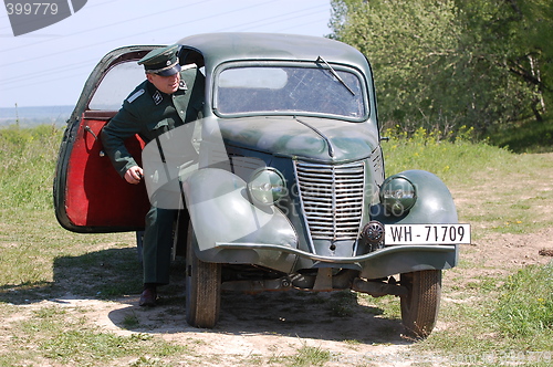 Image of Old german car. WW2 time