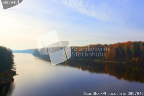 Image of river in autumn season