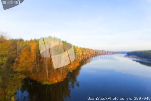 Image of river in autumn season