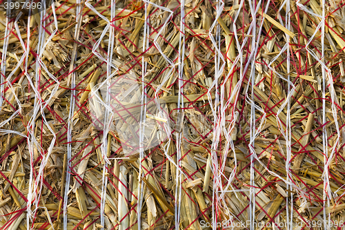 Image of background stack of straw