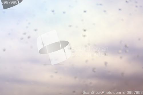 Image of drops on glass