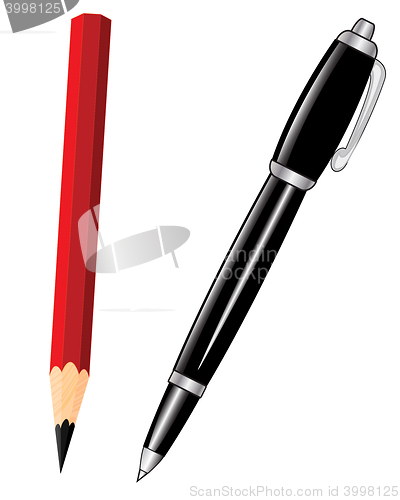 Image of Handle and pencil