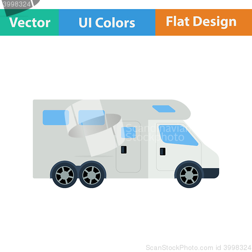 Image of Icon of camping family caravan car