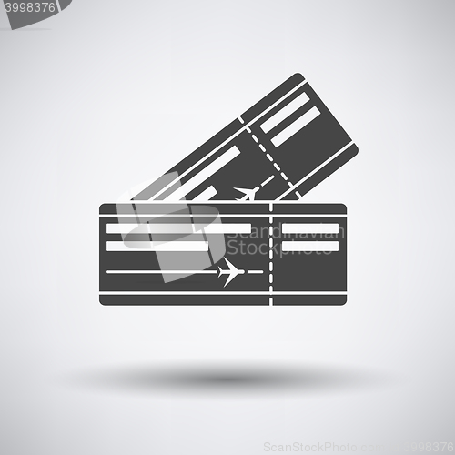 Image of Two airplane tickets icon 