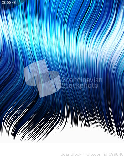 Image of blue hair