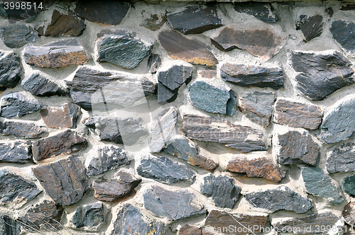 Image of The texture in the form of a wall of colored quartz