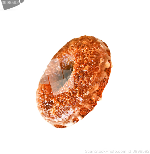 Image of donut isolated on a white background