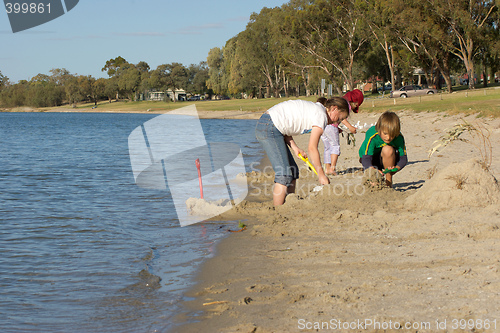 Image of building sandcastles