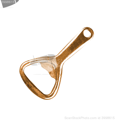 Image of golden bottle opener