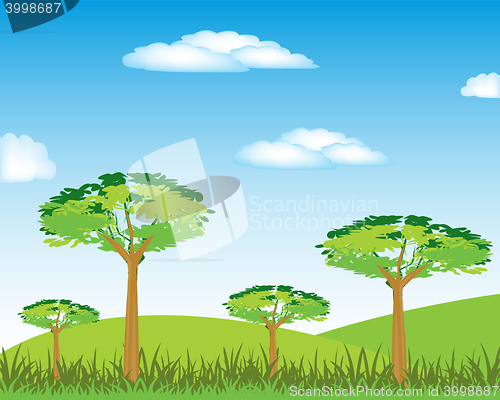 Image of Year landscape with tree