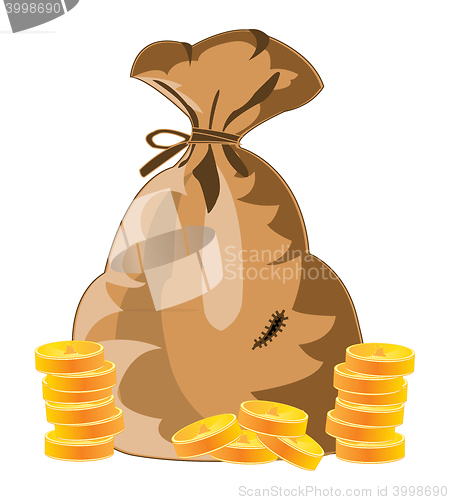 Image of Bag with money