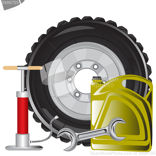 Image of Tools for repair of the car