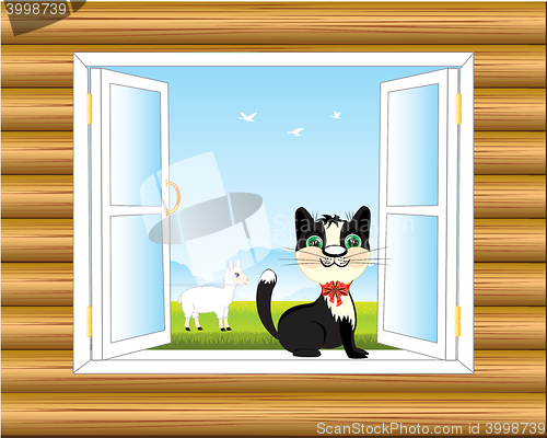 Image of Window in wall