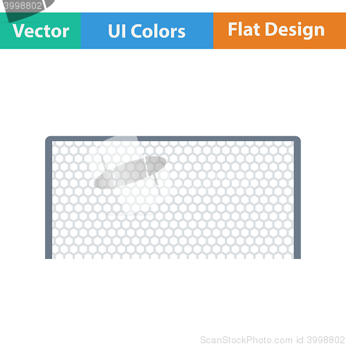 Image of Flat design icon of football gate