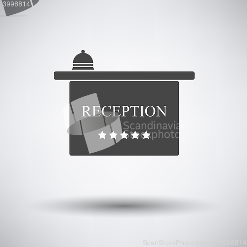 Image of Hotel reception desk icon