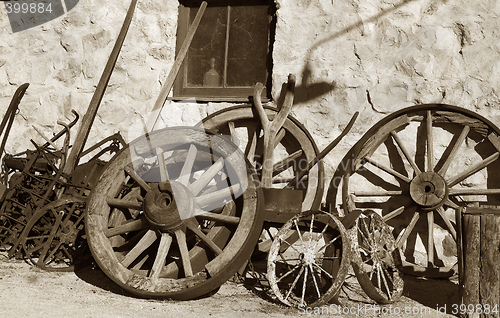 Image of old wheels