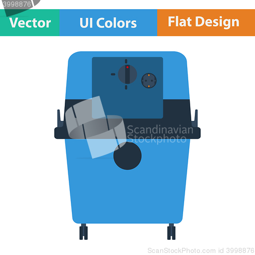 Image of Flat design icon of vacuum cleaner 