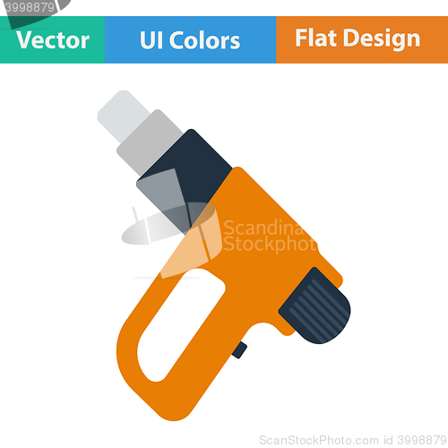 Image of Flat design icon of electric industrial dryer