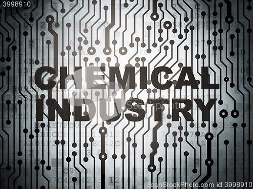 Image of Industry concept: circuit board with Chemical Industry