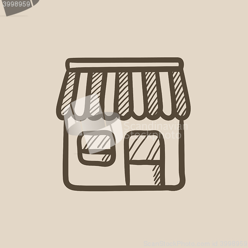 Image of Shop sketch icon.