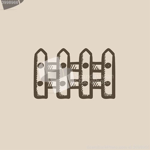 Image of Fence sketch icon.