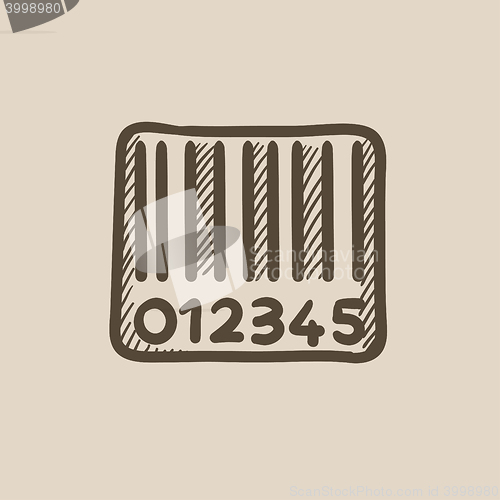 Image of Barcode sketch icon.