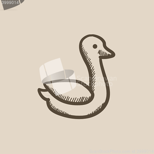 Image of Duck sketch icon.