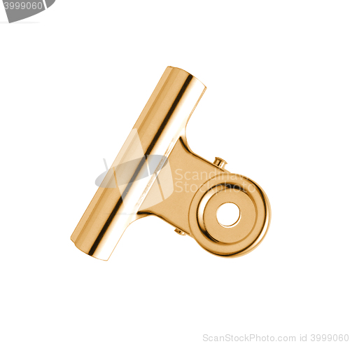 Image of Gold and silver plated tie-clip