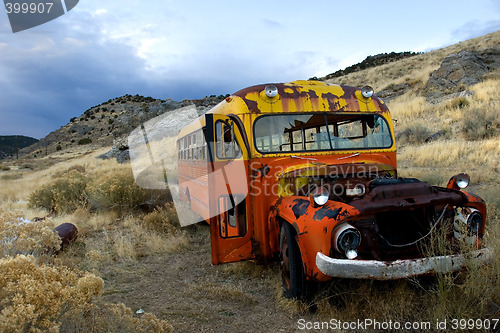 Image of Old rusty bus