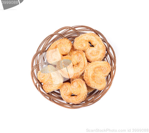 Image of Dutch cookie in basket