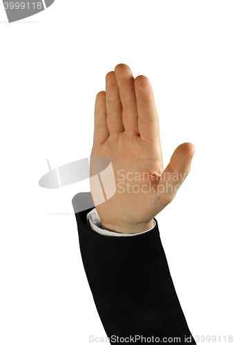 Image of Hand a business person