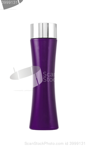 Image of Shampoo bottle isolated on white