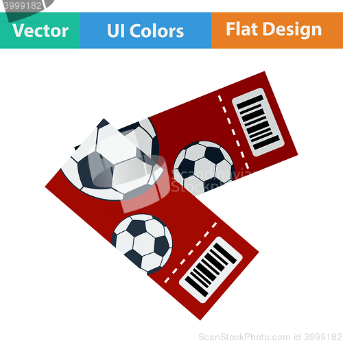 Image of Two football tickets icon