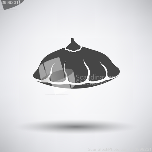 Image of Bush pumpkin icon on gray background