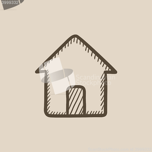 Image of House sketch icon.
