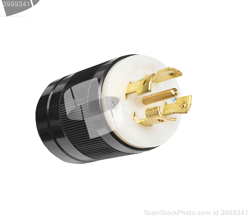 Image of Electric plug isolated