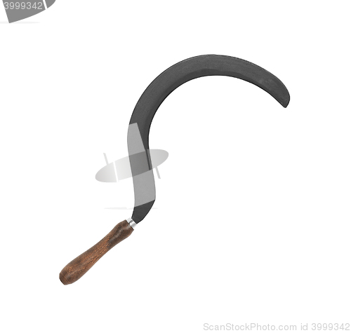 Image of vintage rusty grain sickle