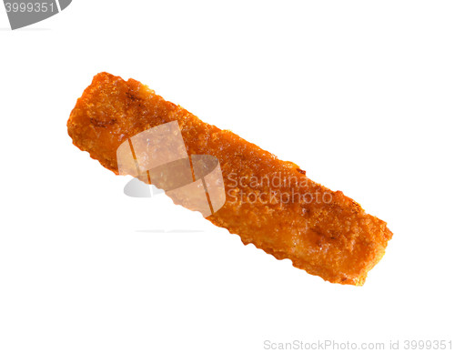 Image of fish stick on a white background