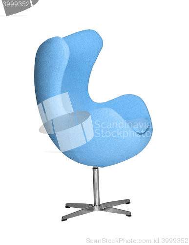 Image of Isolated Soft blue Stylish Chair